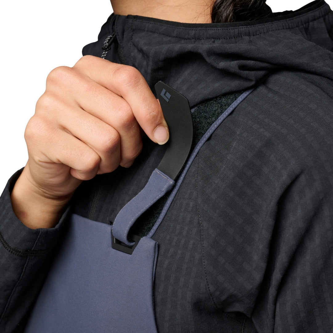 Black Diamond Women’s Factor Bibs - Charcoal - SAMPLE DROP