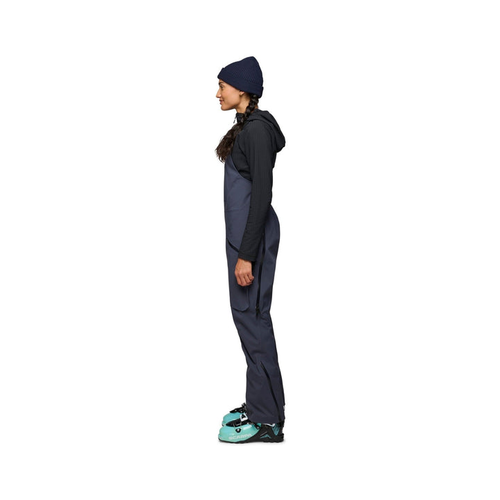 Black Diamond Women’s Factor Bibs - Charcoal - SAMPLE DROP