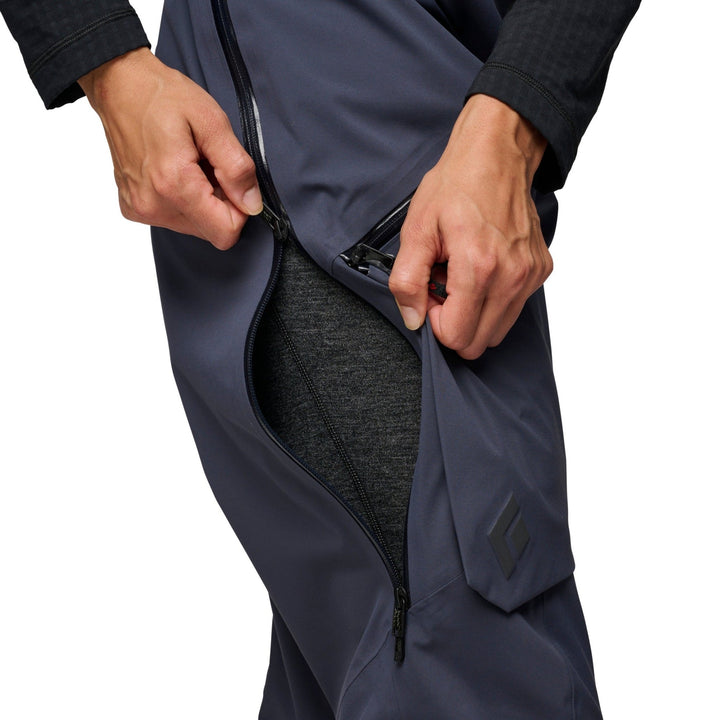 Black Diamond Women’s Factor Bibs - Charcoal - SAMPLE DROP