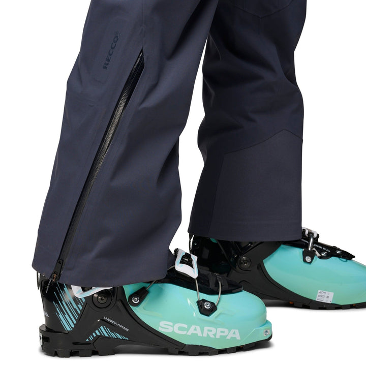 Black Diamond Women’s Factor Bibs - Charcoal - SAMPLE DROP
