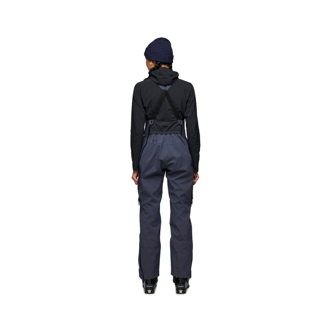 Black Diamond Women’s Factor Bibs - Charcoal - SAMPLE DROP