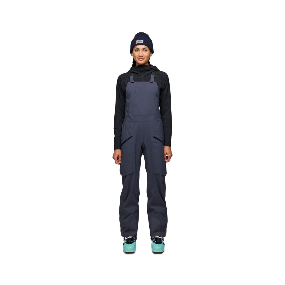 Black Diamond Women’s Factor Bibs - Charcoal - SAMPLE DROP