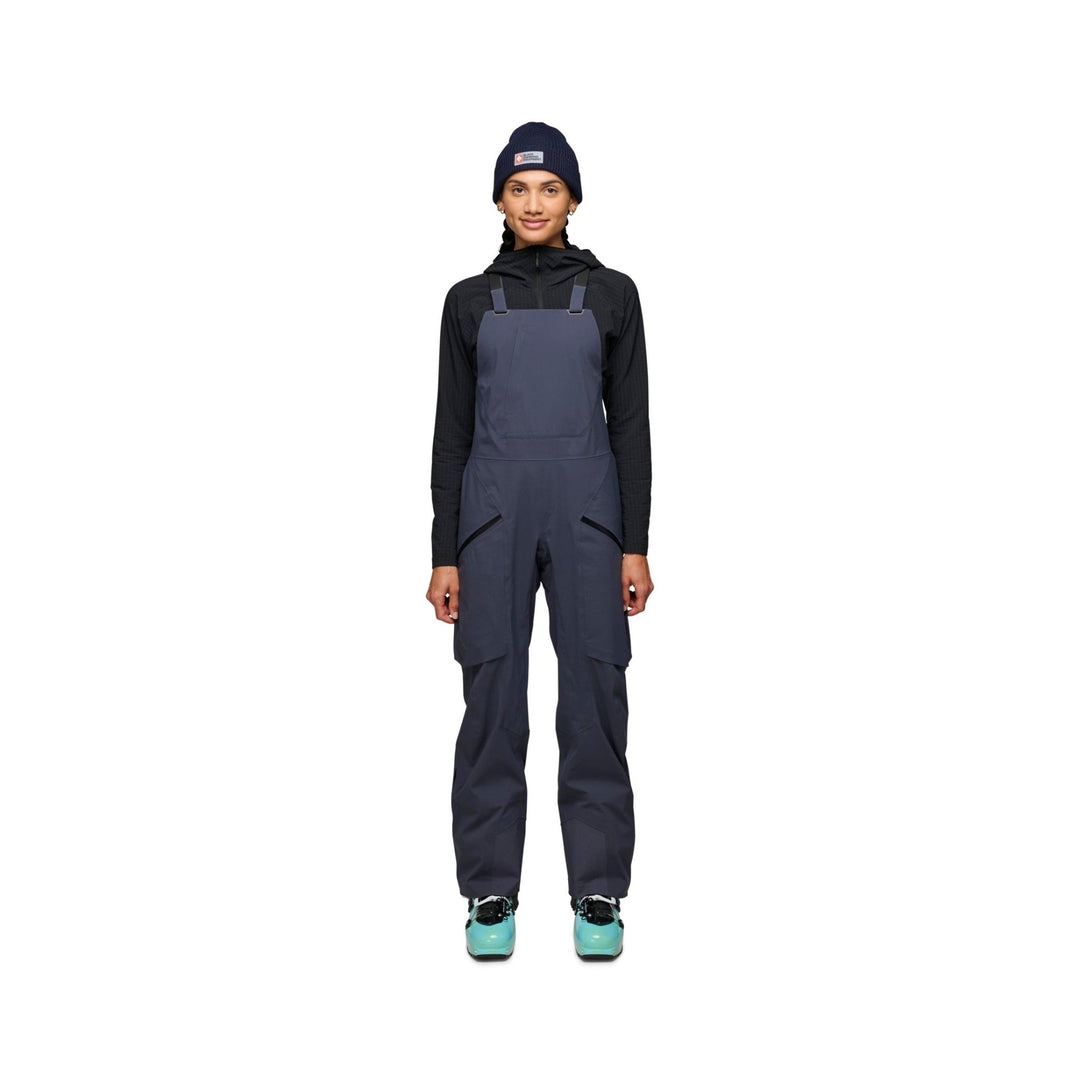 Black Diamond Women’s Factor Bibs - Charcoal - SAMPLE DROP