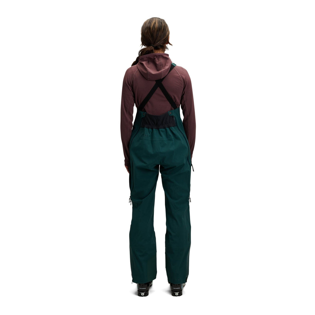 Black Diamond Women’s Factor Bibs - Deep Woods - SAMPLE DROP