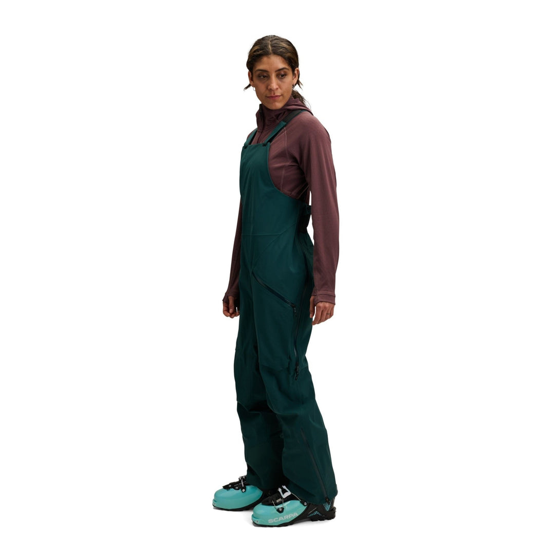 Black Diamond Women’s Factor Bibs - Deep Woods - SAMPLE DROP