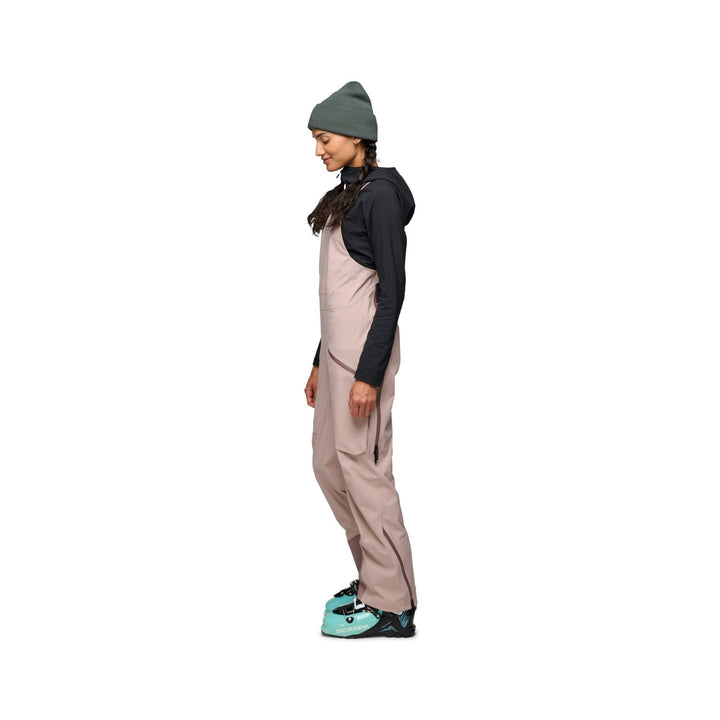 Black Diamond Women’s Factor Bibs - Pale Mauve - SAMPLE DROP