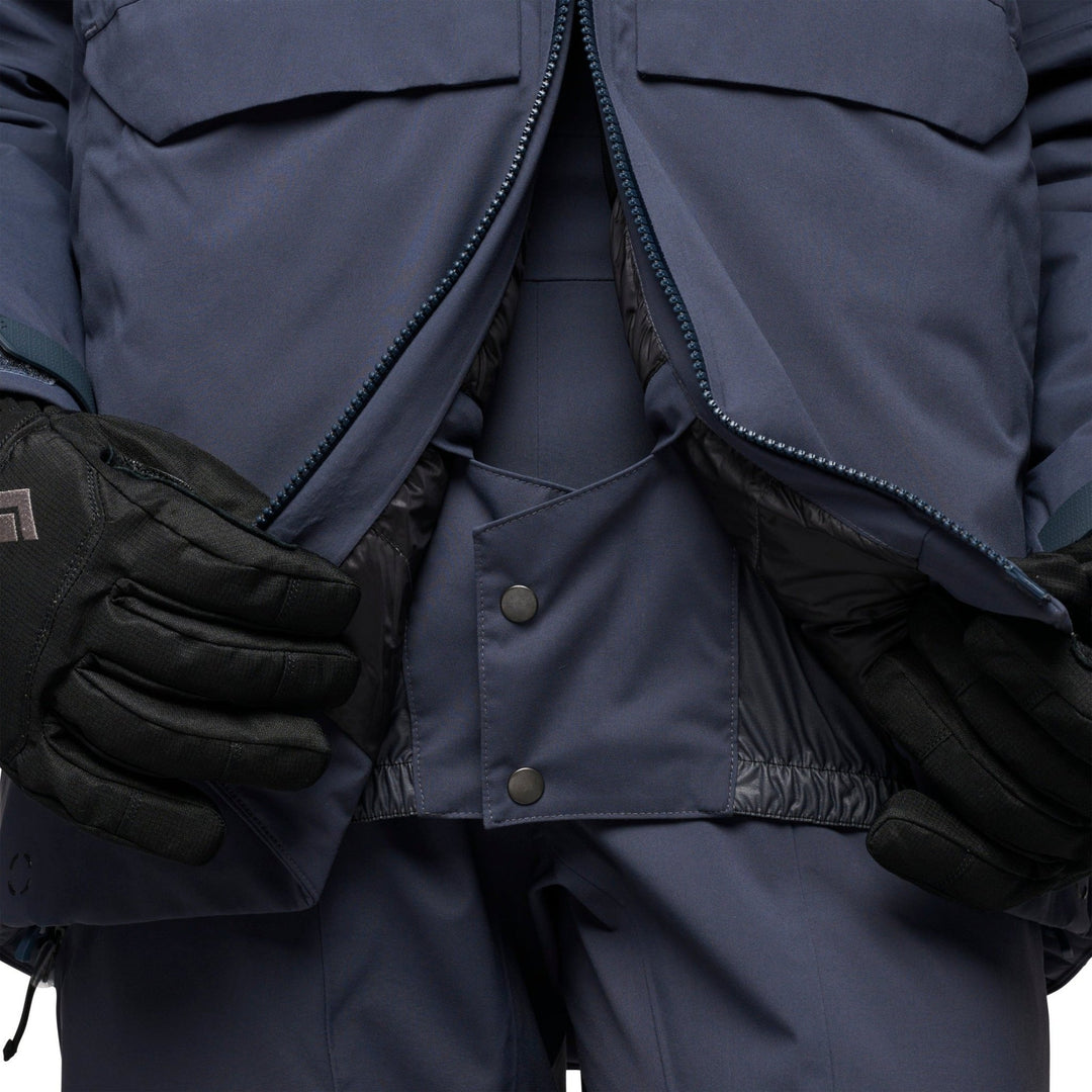 Black Diamond Women’s Factor Insulated Parka - Charcoal - SAMPLE DROP