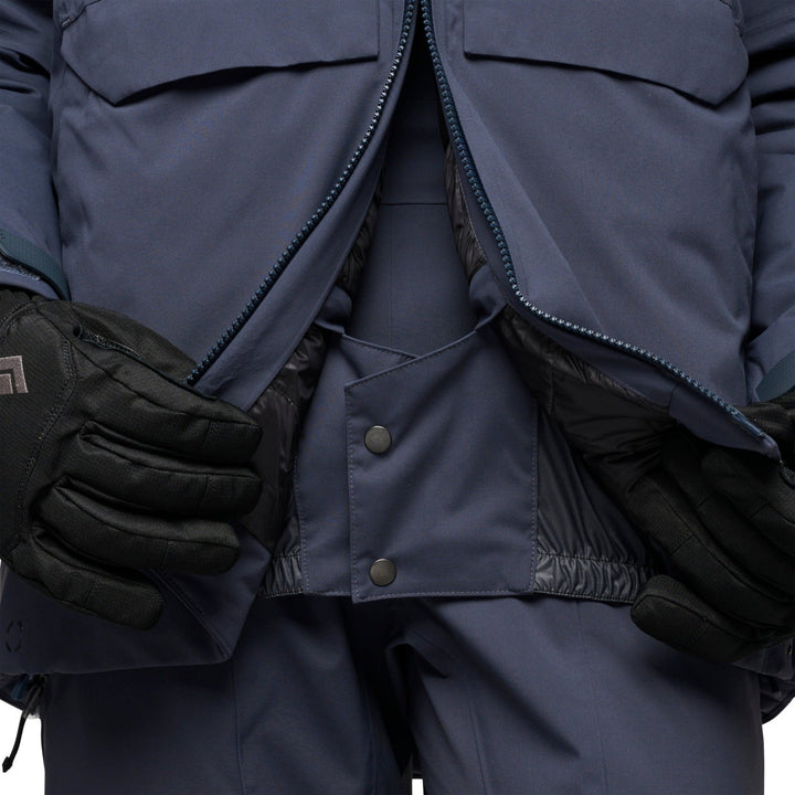 Black Diamond Women’s Factor Insulated Parka - Charcoal - SAMPLE DROP