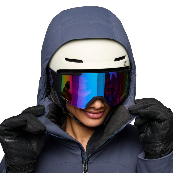 Black Diamond Women’s Factor Insulated Parka - Charcoal - SAMPLE DROP