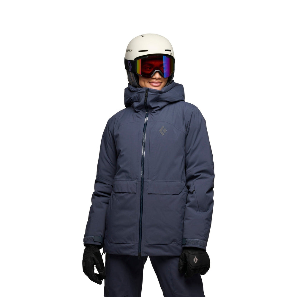 Black Diamond Women’s Factor Insulated Parka - Charcoal - SAMPLE DROP