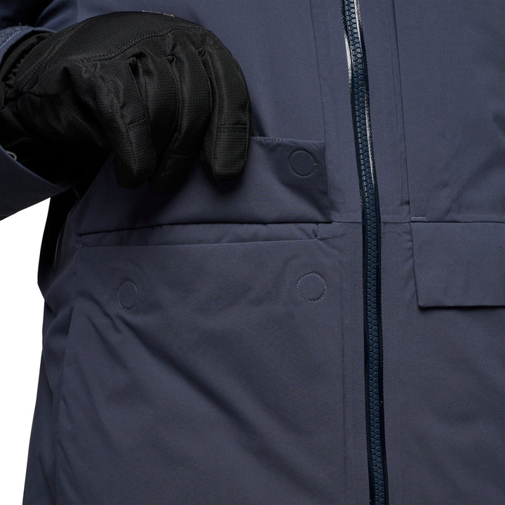 Black Diamond Women’s Factor Insulated Parka - Charcoal - SAMPLE DROP