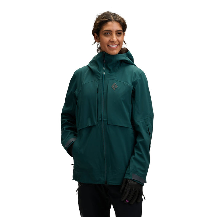Black Diamond Women’s Factor Shell – Technical Ski &amp;amp; Snowboard Shell Jacket - SAMPLE DROP