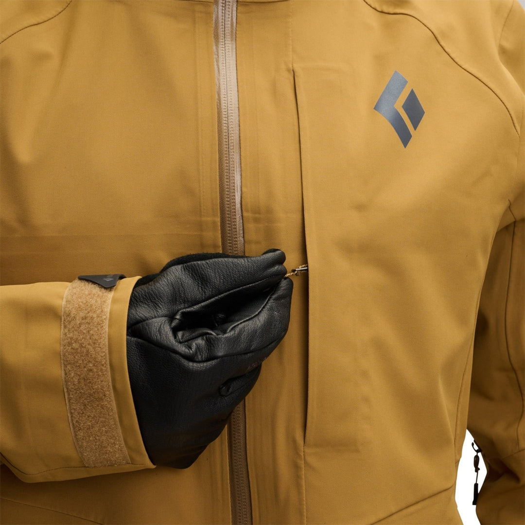 Black Diamond Women’s Recon Stretch Shell - Flax - SAMPLE DROP