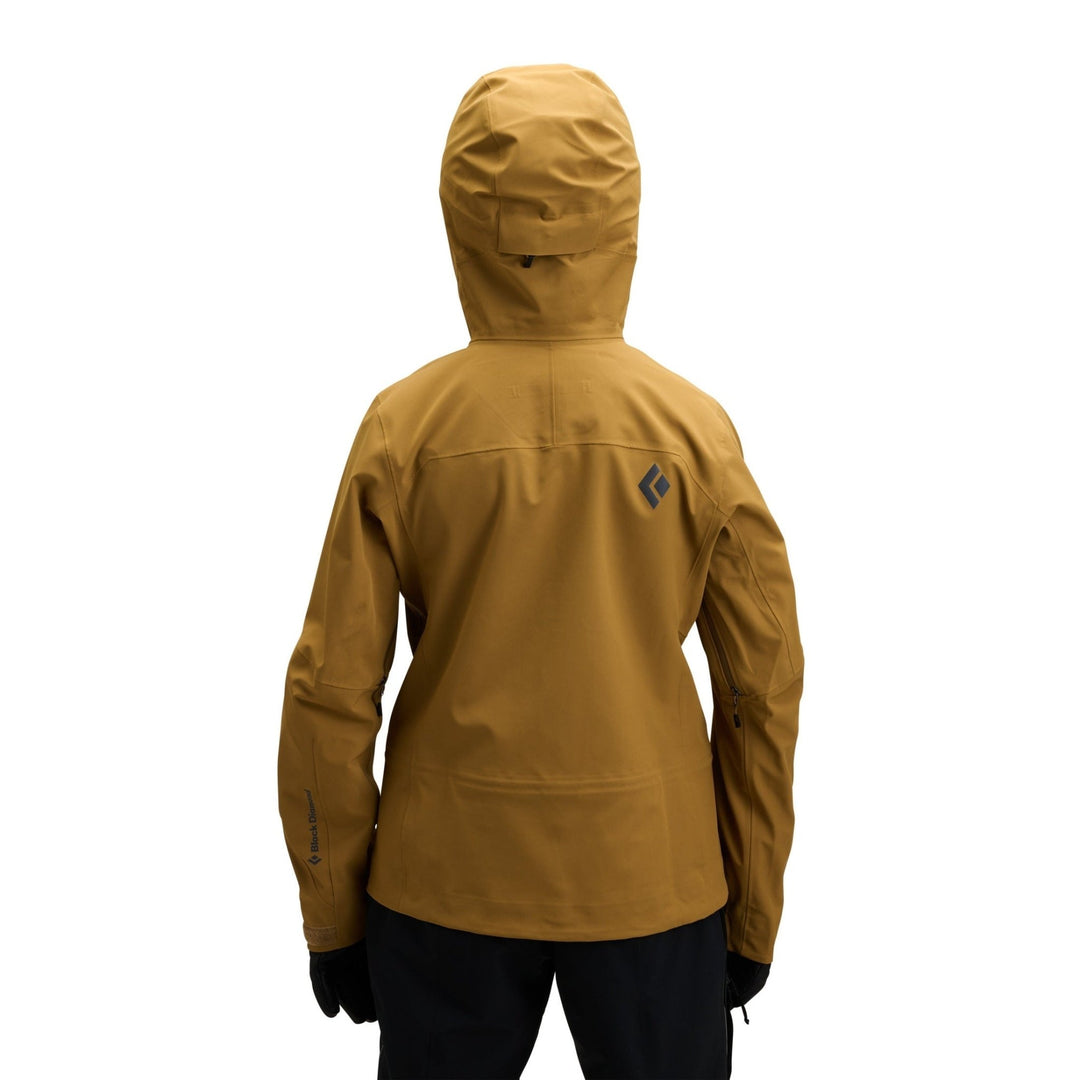 Black Diamond Women’s Recon Stretch Shell - Flax - SAMPLE DROP