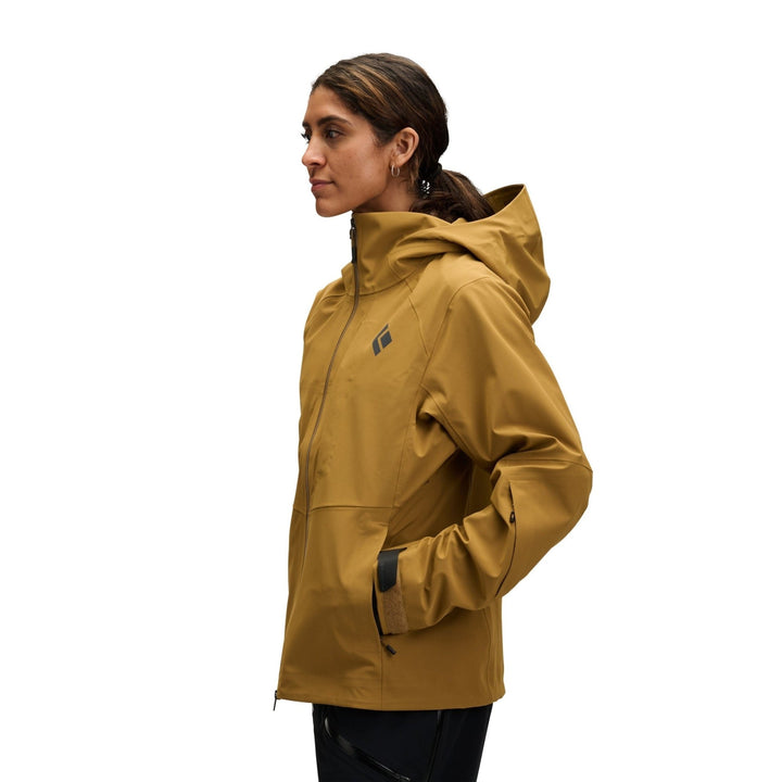 Black Diamond Women’s Recon Stretch Shell - Flax - SAMPLE DROP