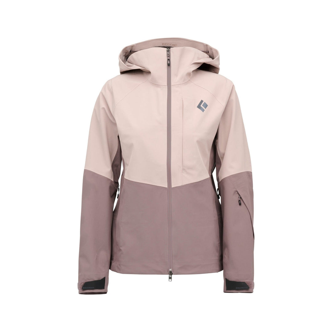 Black Diamond Women’s Recon Stretch Shell - Pale Mauve - Dark Mauve - SAMPLE DROP