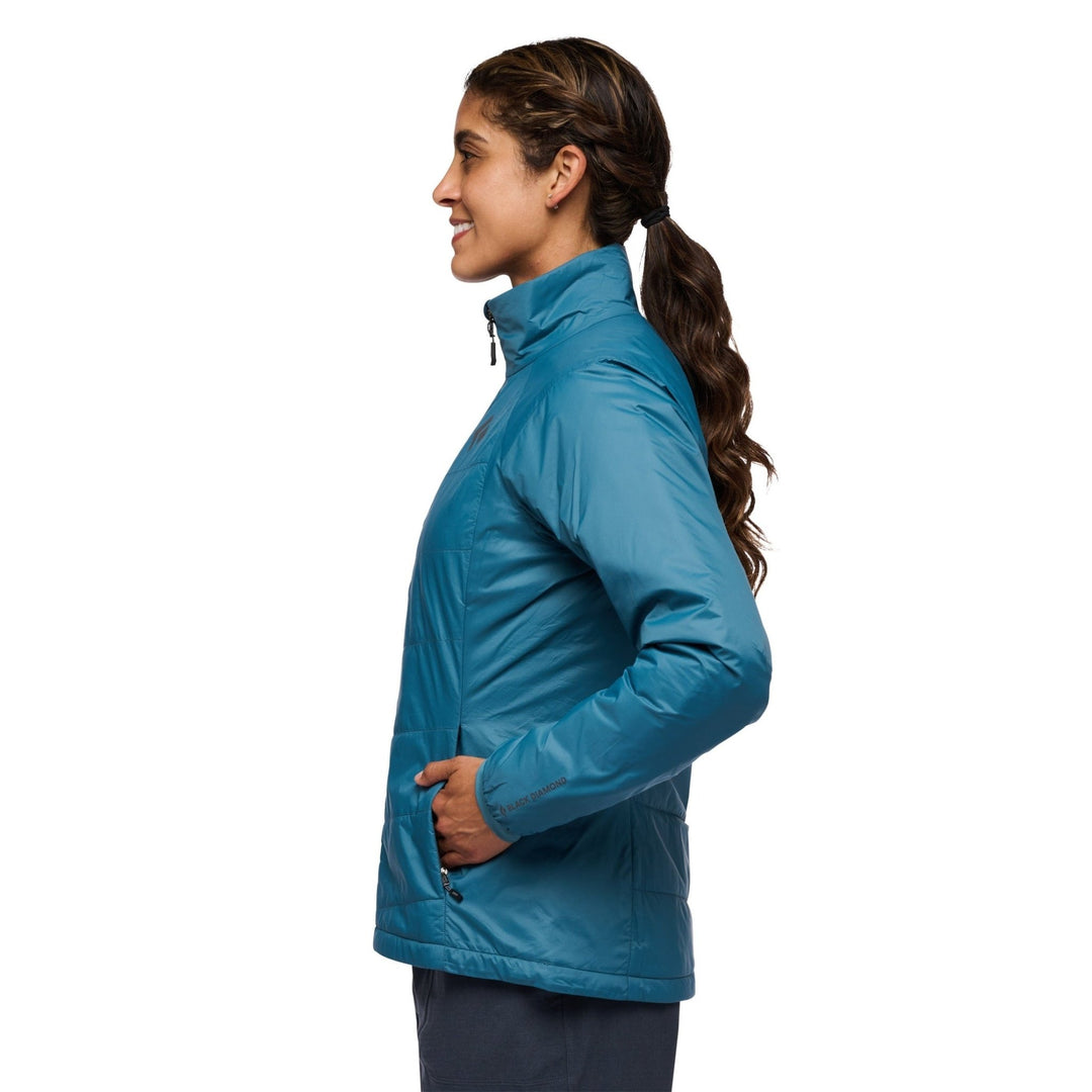 Black Diamond Women’s Solution 2.0 Jacket - Creek Blue - SAMPLE DROP