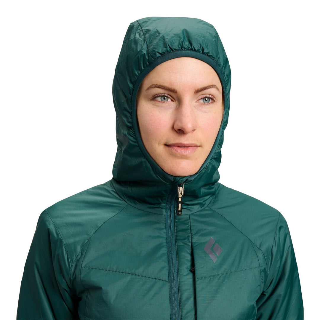Black Diamond Women’s Solution Hoody - Deep Woods - SAMPLE DROP