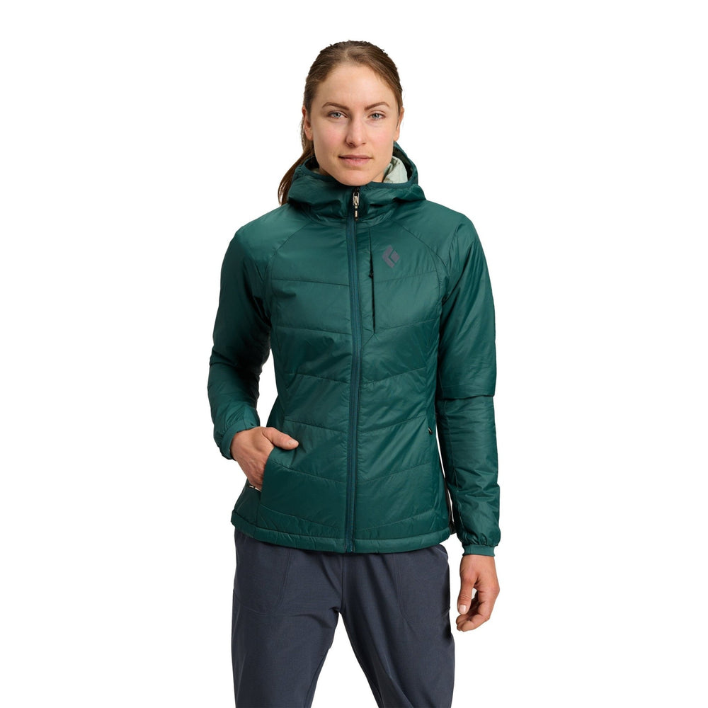 Black Diamond Women’s Solution Hoody - Deep Woods - SAMPLE DROP