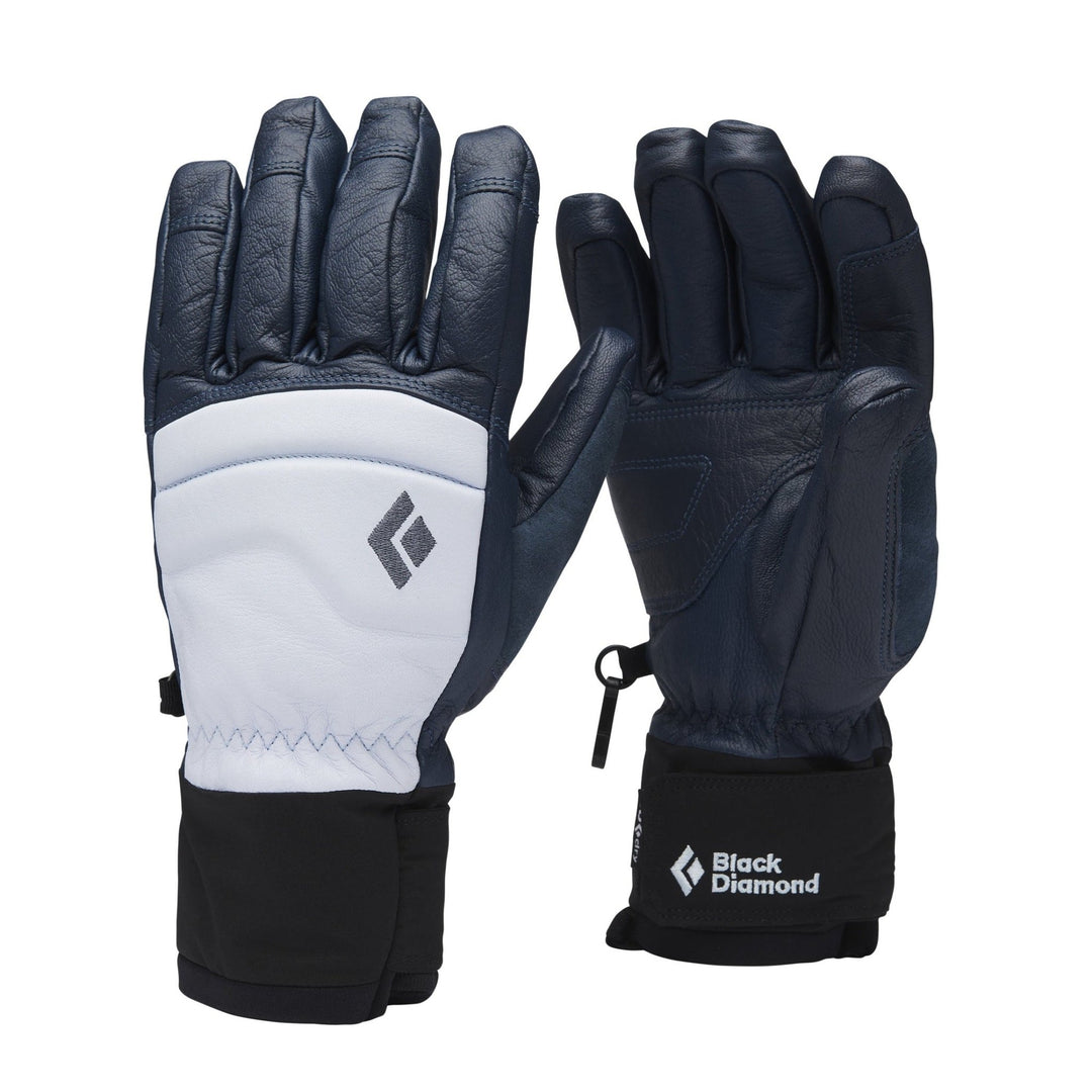 Black Diamond Women’s Spark Gloves - Charcoal - Belay Blue - SAMPLE DROP