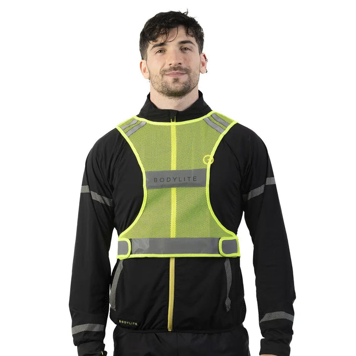 Bodylite Reflective Vest Neon Yellow M/L - SAMPLE DROP