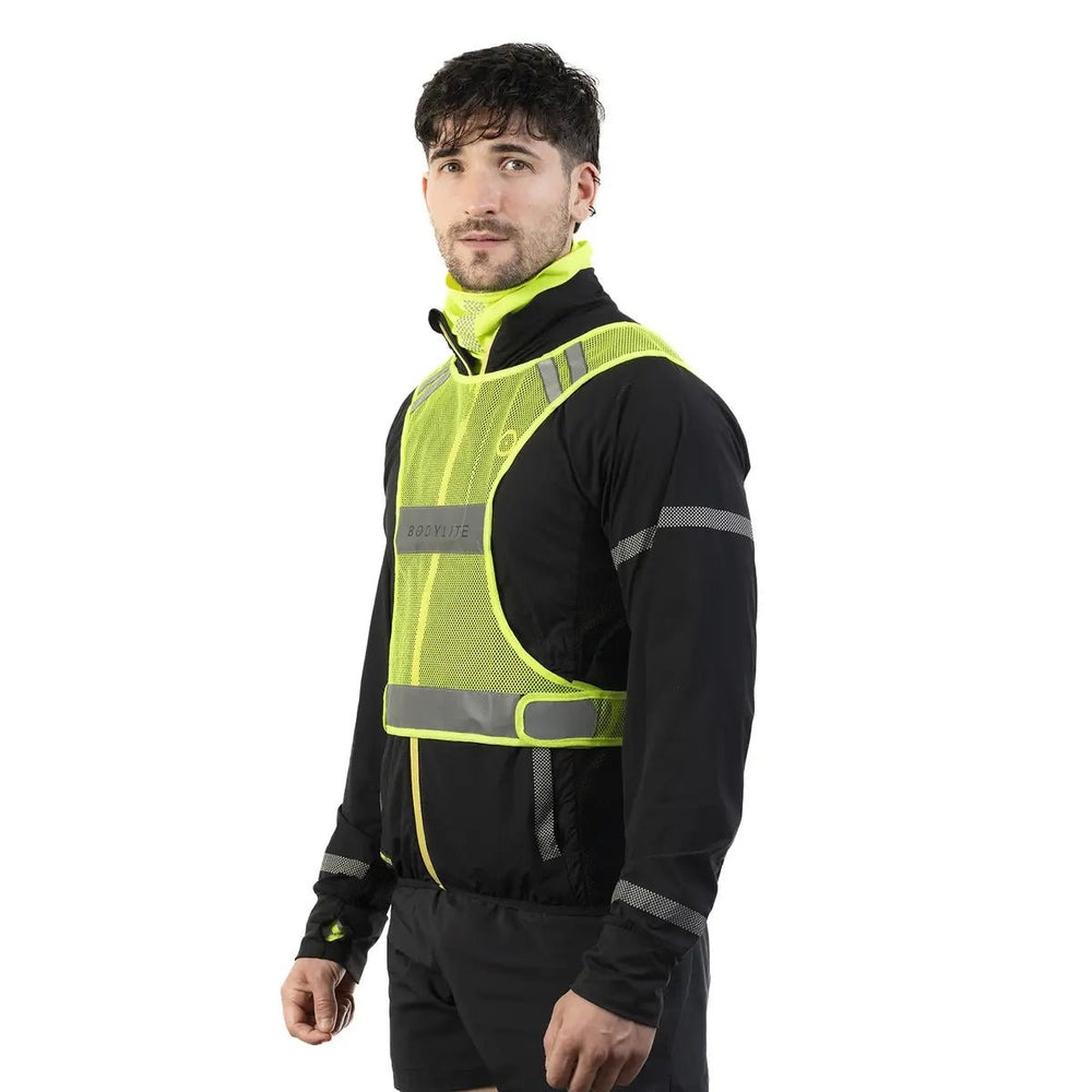 Bodylite Reflective Vest Neon Yellow S/M - SAMPLE DROP