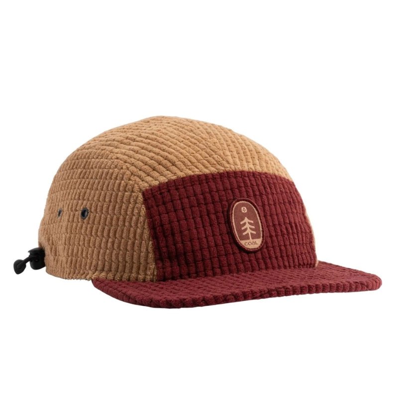 Coal The Canyon 5 - Panel Hat Burgundy/Light Brown - SAMPLE DROP