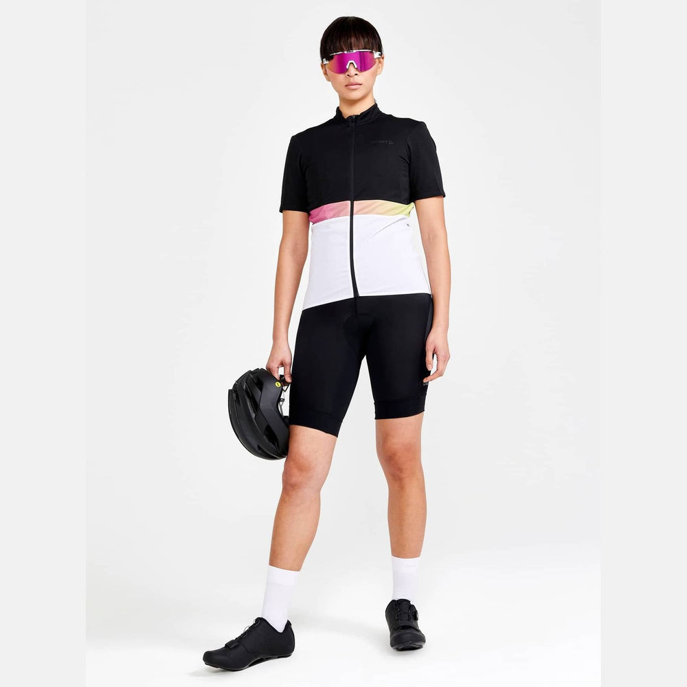 Core Core Endur Jersey W - Black-White - SAMPLE DROP