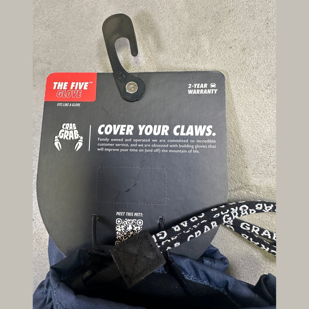 Crab Grab Five Glove - Navy &amp; Grey - SAMPLE DROP