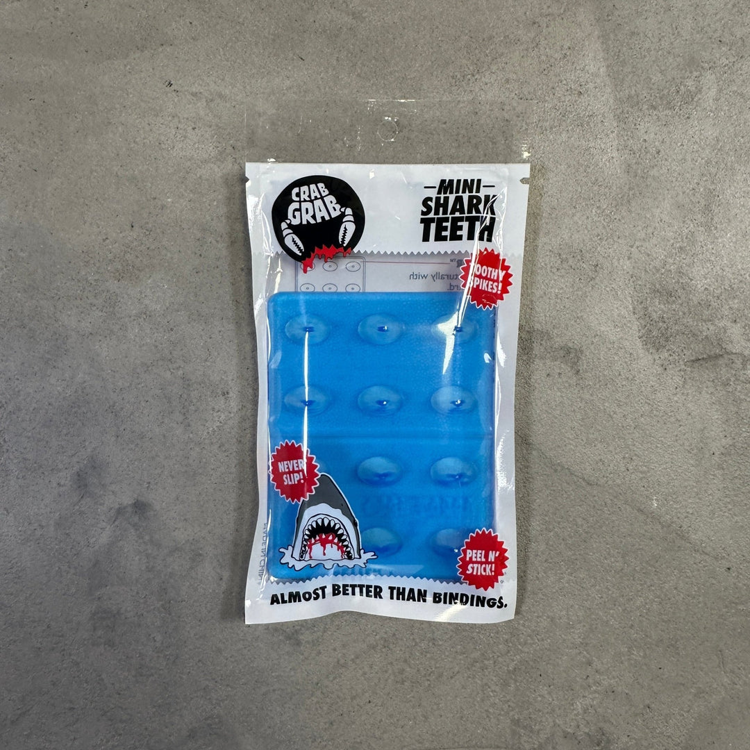 Crab Grab Mini Shark Teeth Stomp Pad - Clear Blue - SAMPLE DROP