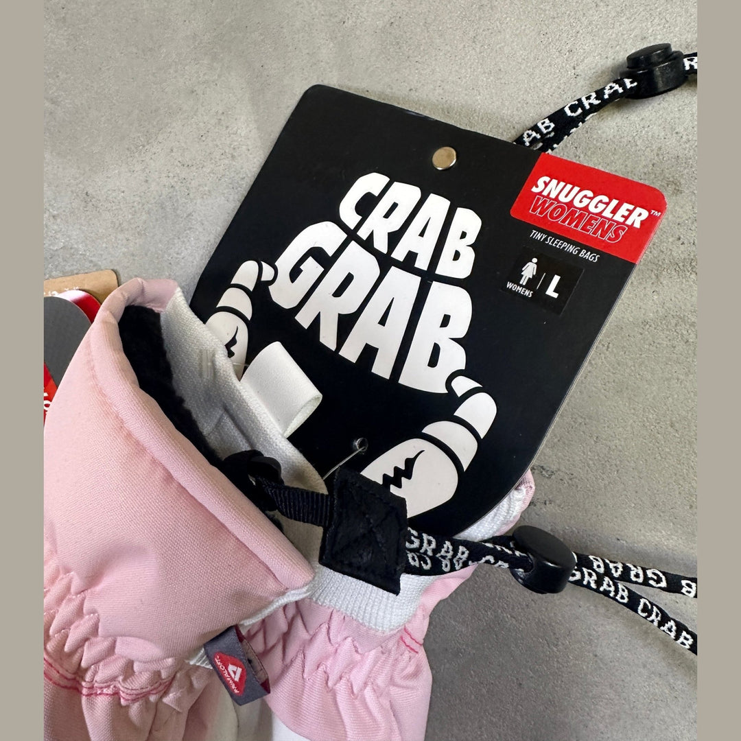 Crab Grab Snuggler Mitt - Soft Pink - SAMPLE DROP