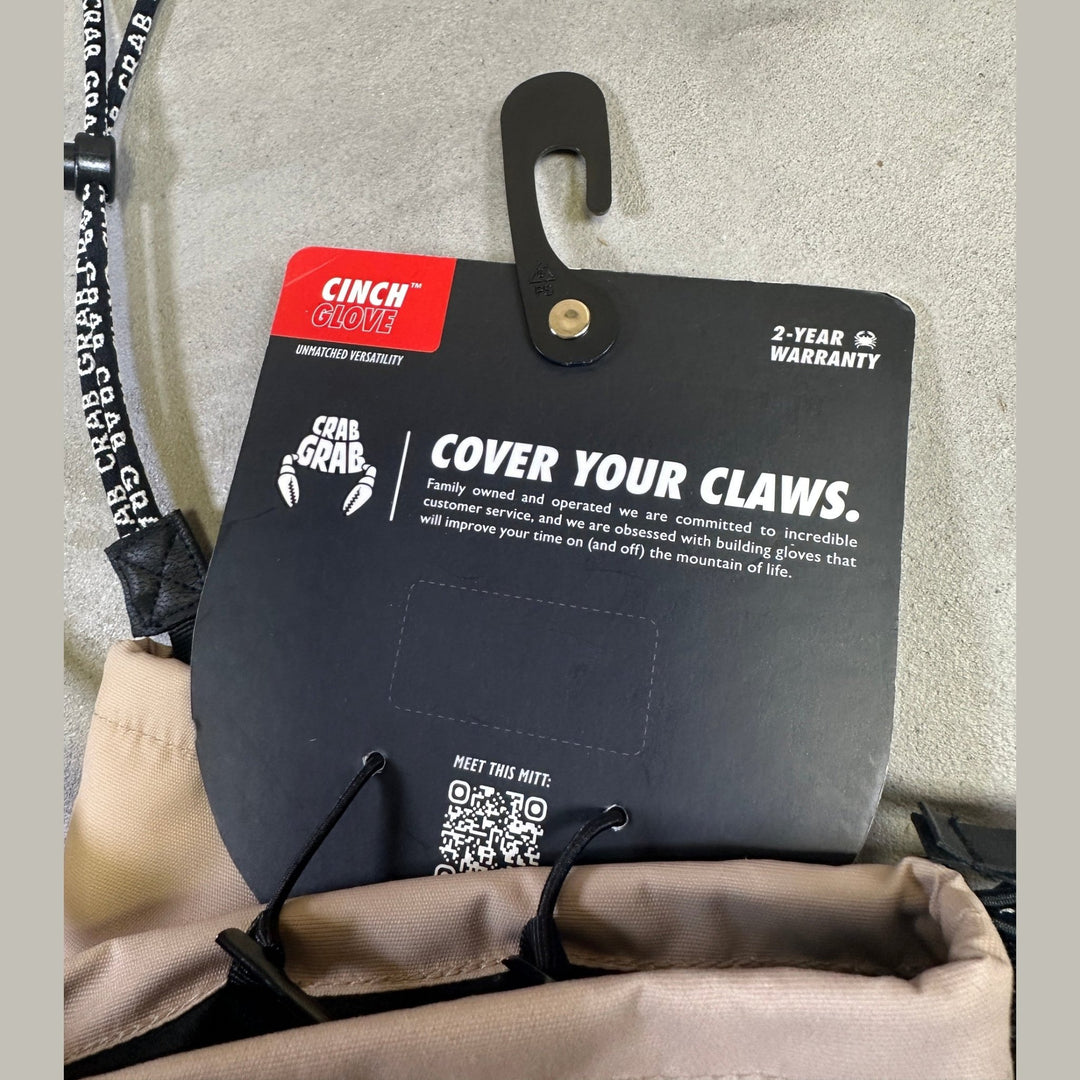 Crab Grab The Cinch Glove - Oyster - SAMPLE DROP