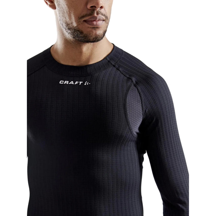 Craft Active Extreme X Wind LS Men’s Baselayer Black / Granite M - SAMPLE DROP