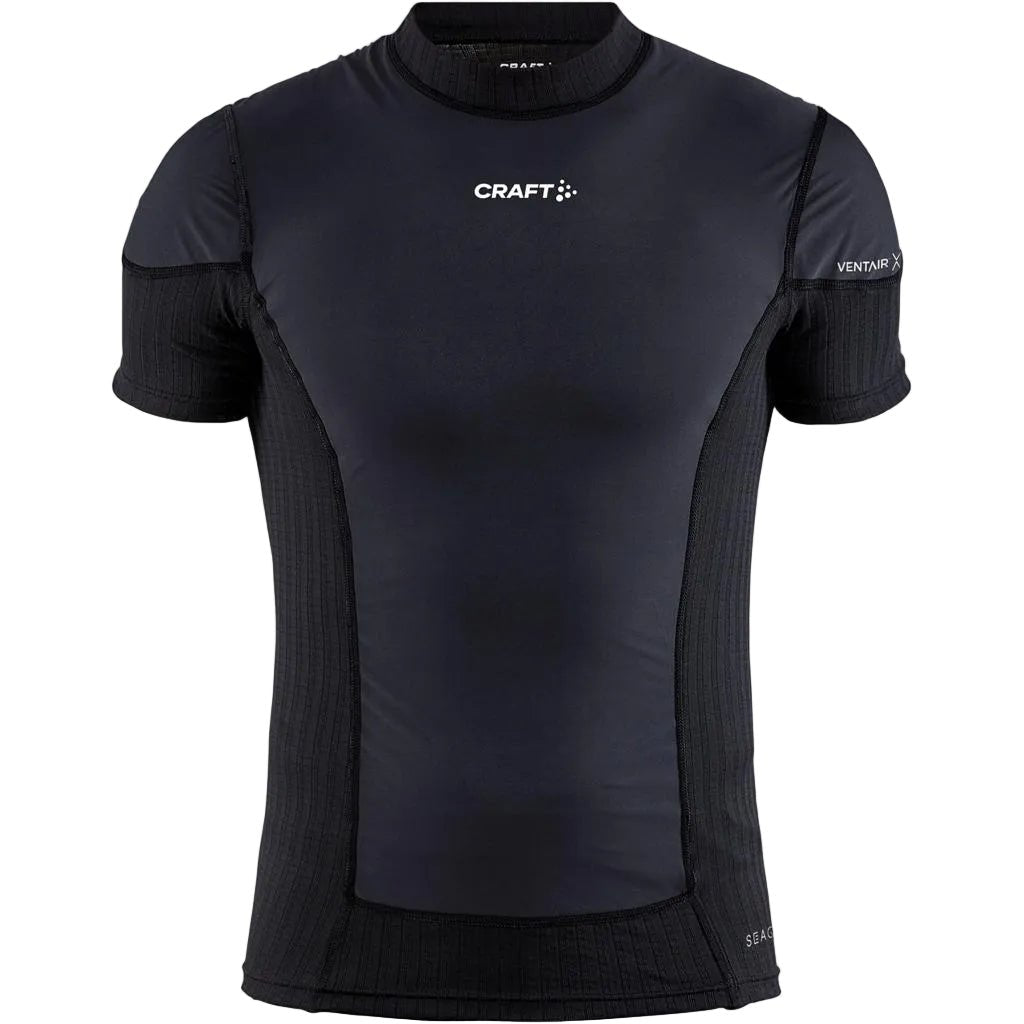 Craft Active Extreme X Wind SS Men’s Baselayer Black / Granite M - SAMPLE DROP