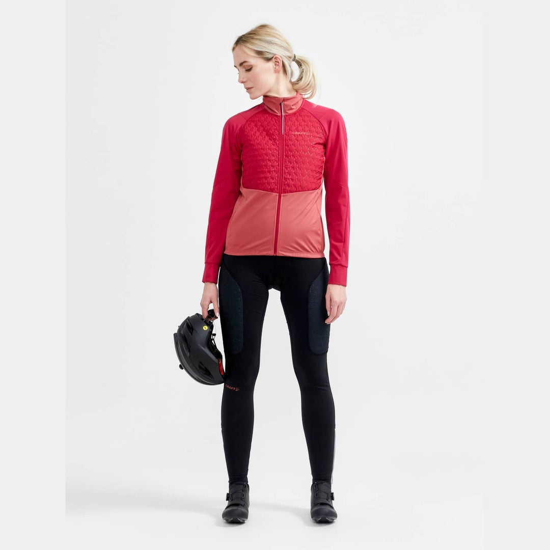 Craft Adv Bike SubZ Jacket W - Machine Rose - SAMPLE DROP