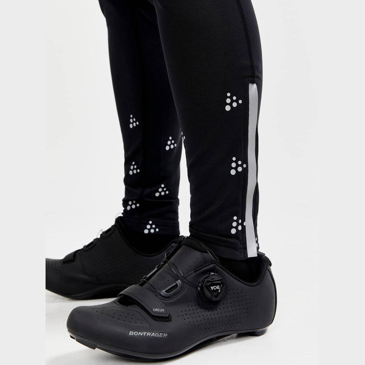 Craft ADV Bike SubZ Women’s Black Thermal Reflective Cycling Tights - SAMPLE DROP