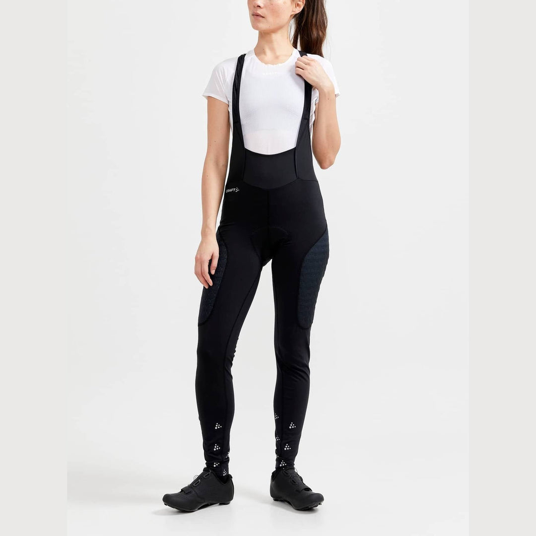 Craft ADV Bike SubZ Women’s Black Thermal Reflective Cycling Tights - SAMPLE DROP