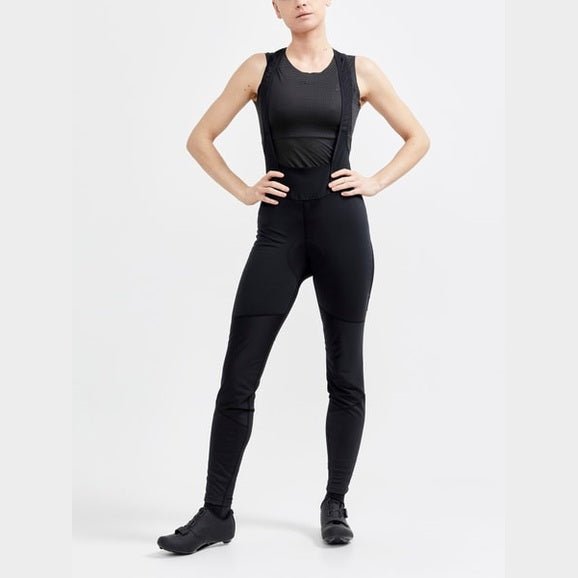 Craft ADV Bike SubZ Women’s Black Thermal Reflective Cycling Tights - SAMPLE DROP