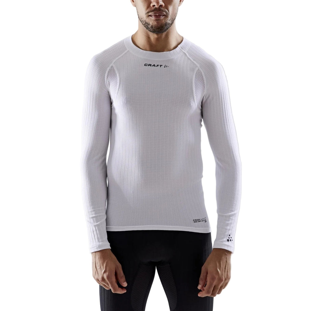 Craft ADV Cool Intensity LS Men’s Long Sleeve Baselayer White – Model view