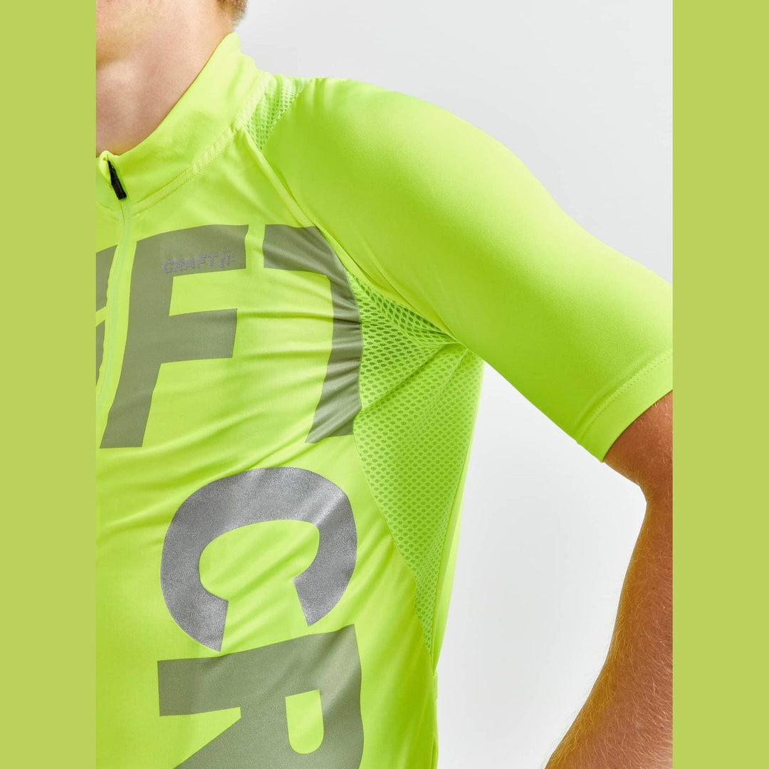Craft ADV Endur Lumen Jersey Men – High - Visibility Performance Cycling Jersey - SAMPLE DROP