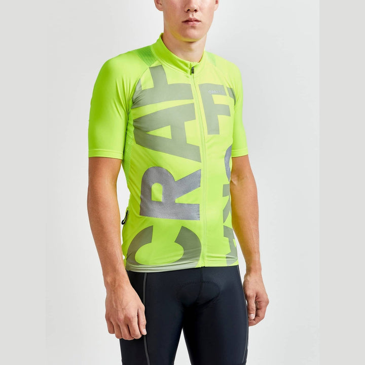 Craft ADV Endur Lumen Jersey Men – High - Visibility Performance Cycling Jersey - SAMPLE DROP