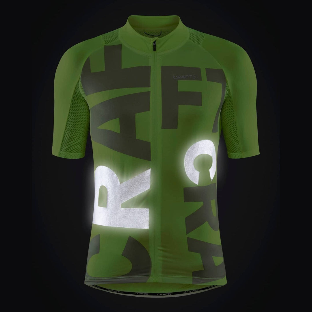 Craft ADV Endur Lumen Jersey Men – High - Visibility Performance Cycling Jersey - SAMPLE DROP