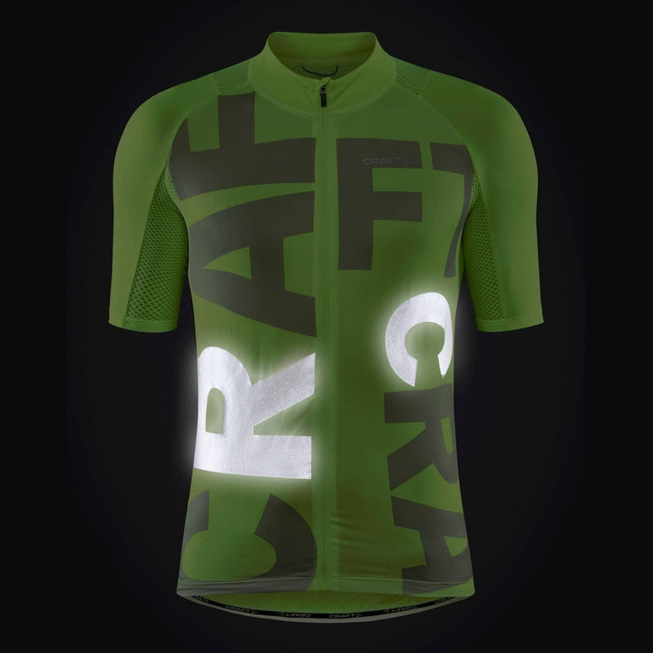 Craft ADV Endur Lumen Jersey Men – High - Visibility Performance Cycling Jersey - SAMPLE DROP