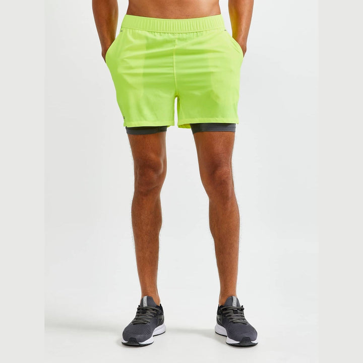 Craft ADV Essence 2-in-1 Stretch Shorts M - Flumino - SAMPLE DROP