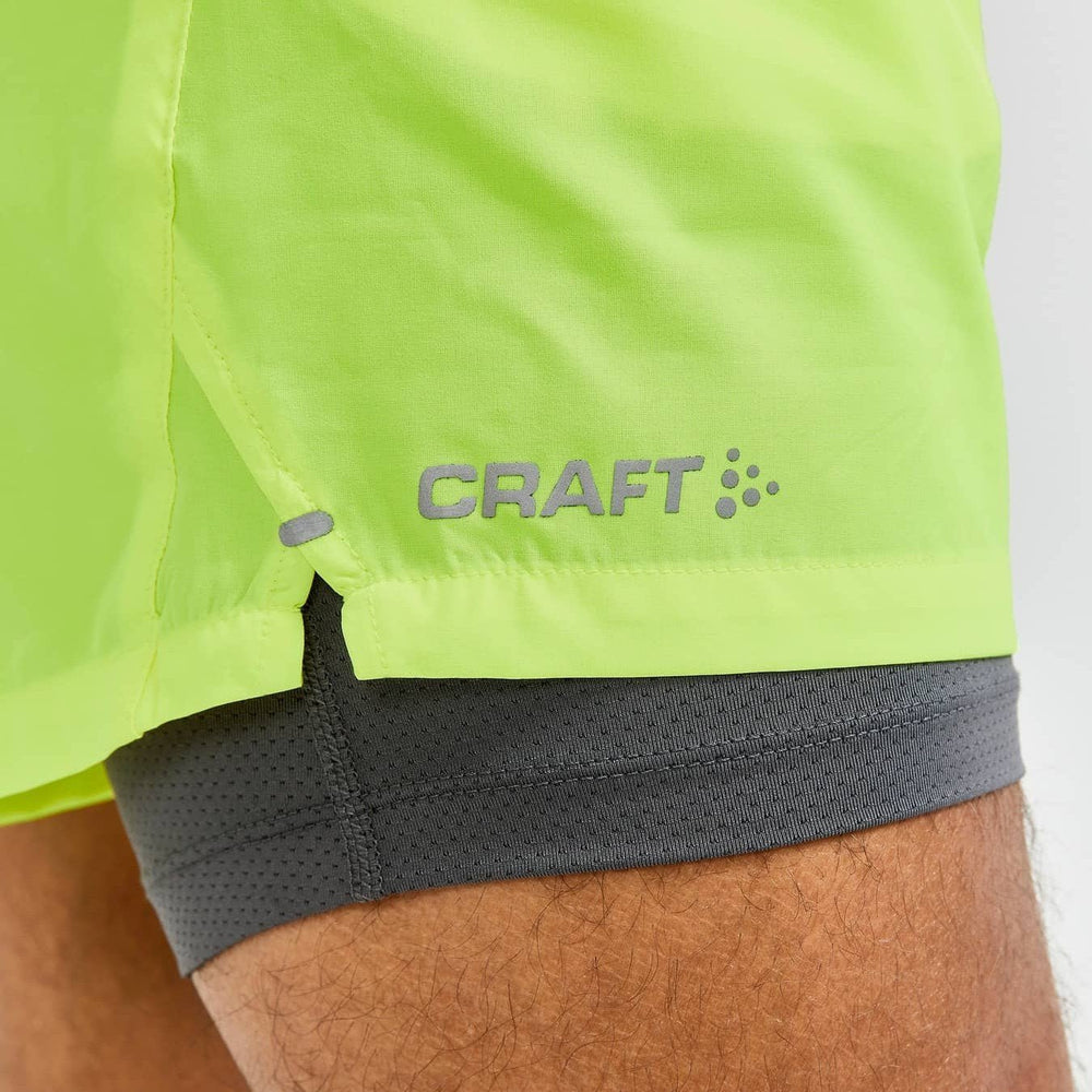 Craft ADV Essence 2-in-1 Stretch Shorts M - Flumino - SAMPLE DROP