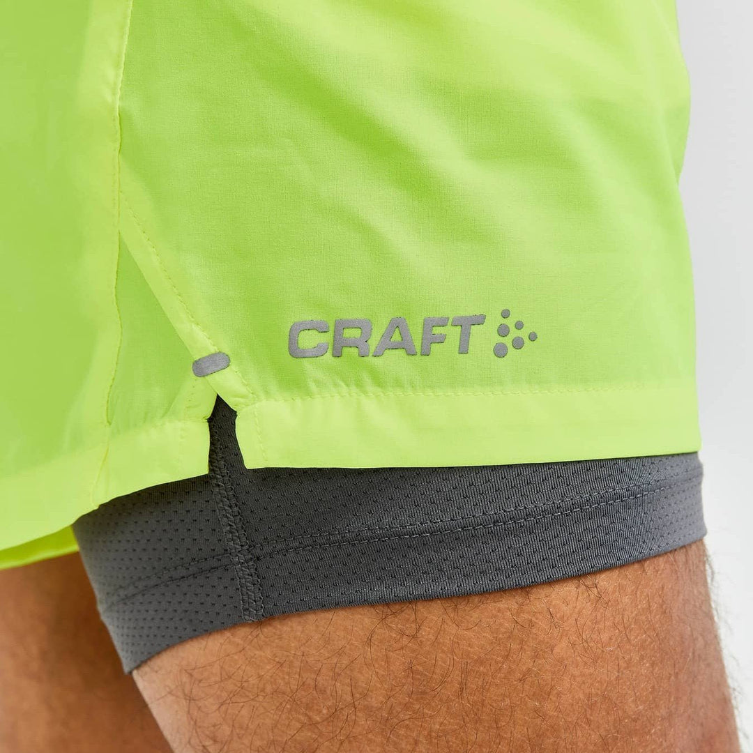 Craft ADV Essence 2-in-1 Stretch Shorts M - Flumino - SAMPLE DROP