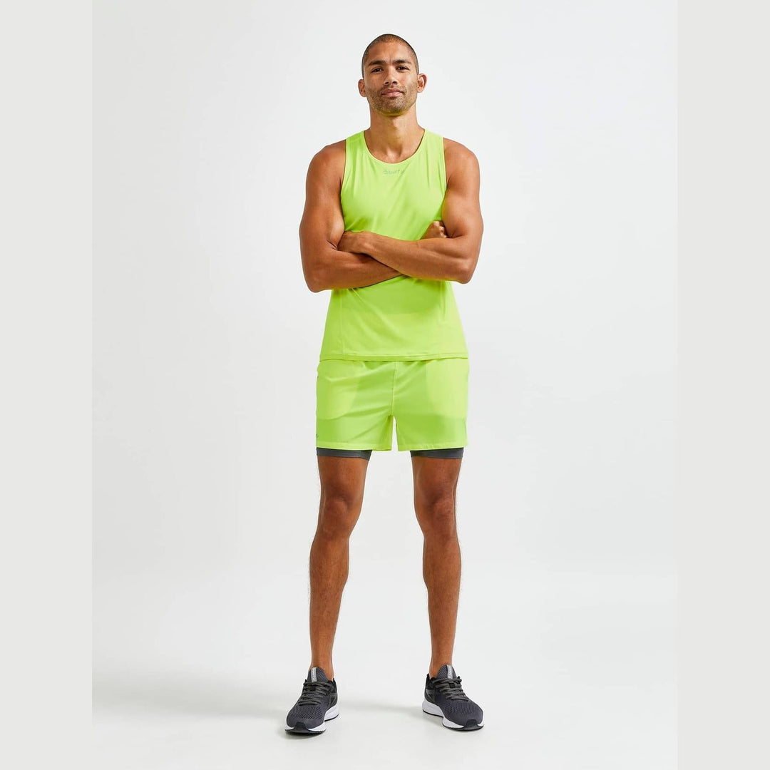 Craft ADV Essence 2-in-1 Stretch Shorts M - Flumino - SAMPLE DROP