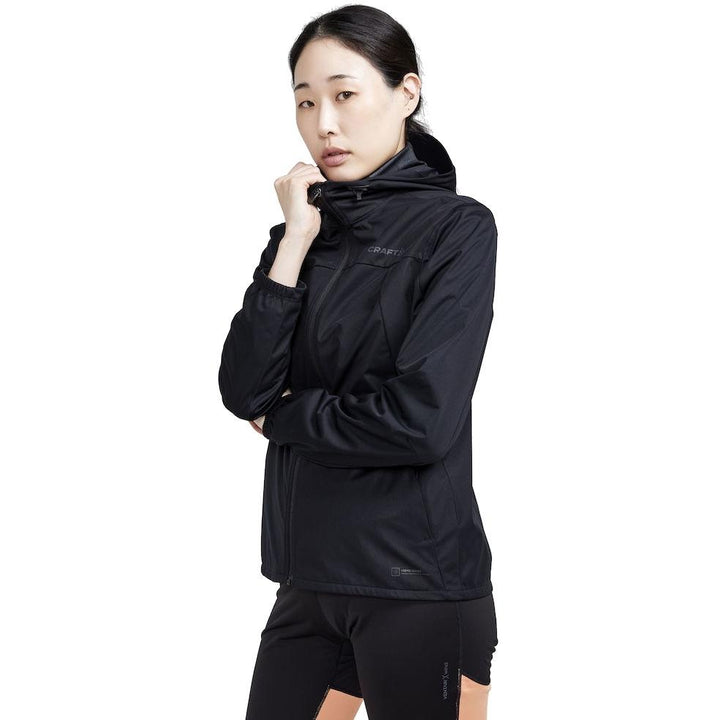 Craft ADV Essence Hydro Women’s Waterproof Running Jacket Black - SAMPLE DROP