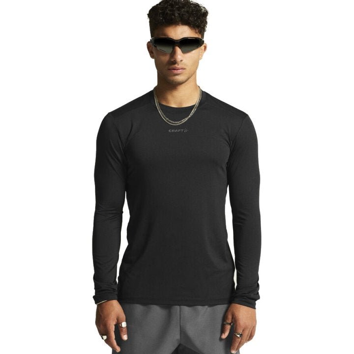 Craft ADV Essence LS Tee 2 Men’s Black M - SAMPLE DROP