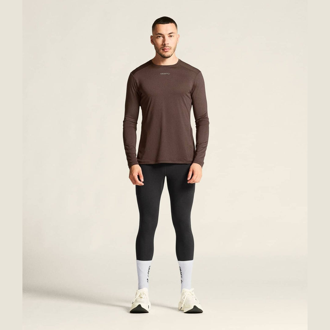 Craft ADV Essence LS Tee 2 Men’s Prune M - SAMPLE DROP